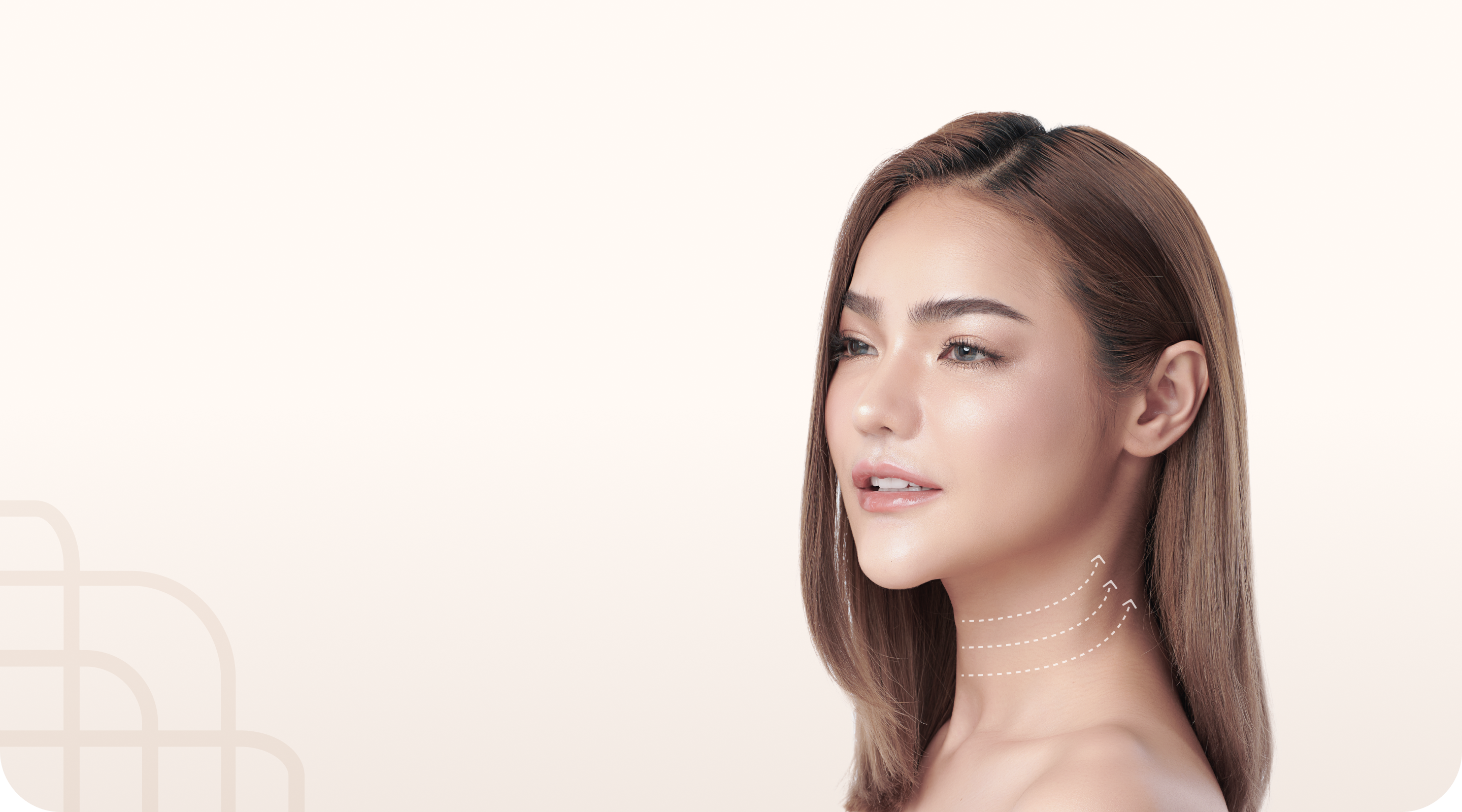 Inland neck contouring banner